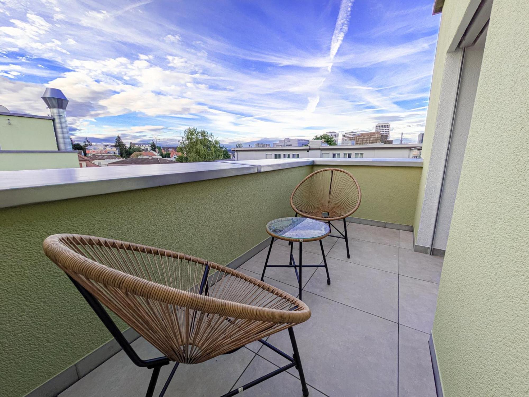 ציריך Skyline Rooftop Suite With 2 Balconies -401- מראה חיצוני תמונה